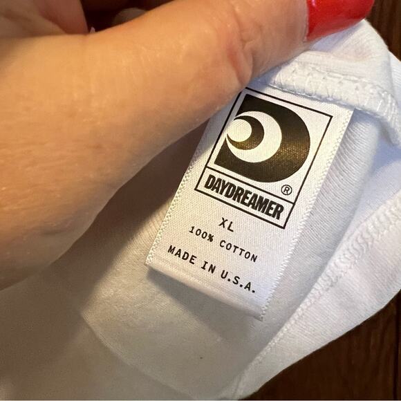 NWT Daydreamer Metallic Horse Shoe Sporty Tank Bleach White Western XL Beyoncé - Picture 5 of 8